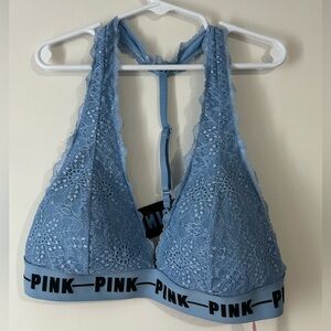 Victoria's Secret PINK Light Blue Lace Bralette